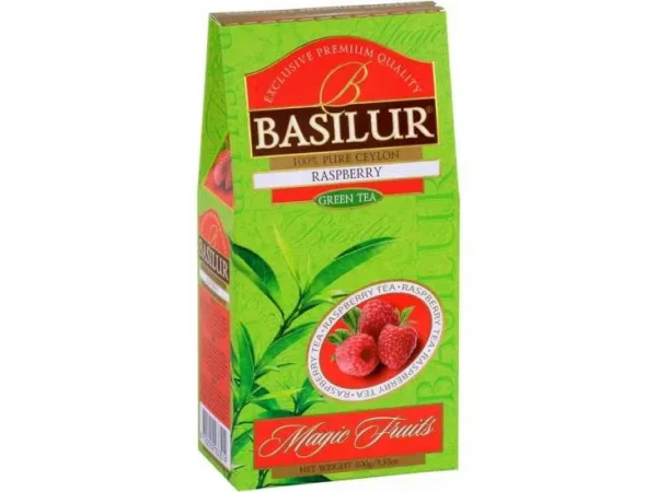 Grüner Tee BASILUR Magic Raspberry Papierverpackung 100g