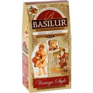 Schwarzer Tee BASILUR Vintage Merry Christmas Papierverpackung 85g