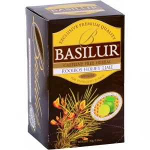 Kräutertee BASILUR Rooibos Honey Lime Gastro-Teebeutel 20x1,5g