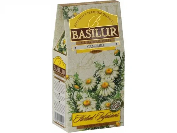 Kräutertee BASILUR Herbal Camomile Papierverpackung 30g