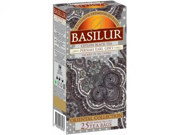 Schwarzer Tee Basilur Oriental Collection Persian Earl Grey Teebeutel 25x2g