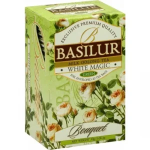 Grüner Tee BASILUR Bouquet White Magic Gastro-Teebeutel 25x1,5g