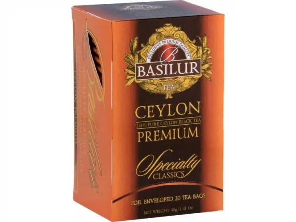 Schwarzer Tee BASILUR Specialty Ceylon Premium Gastro-Teebeutel 25x2g