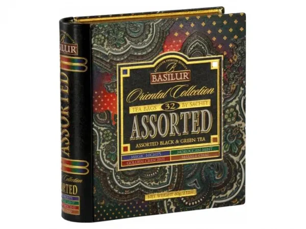 BASILUR Book Assorted Orient Blechverpackung 32 Teebeutel