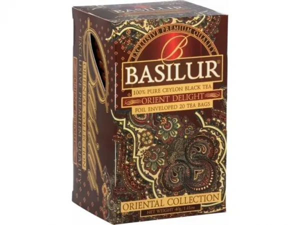 Schwarzer Tee BASILUR Orient Delight Gastro-Teebeutel 25x2g