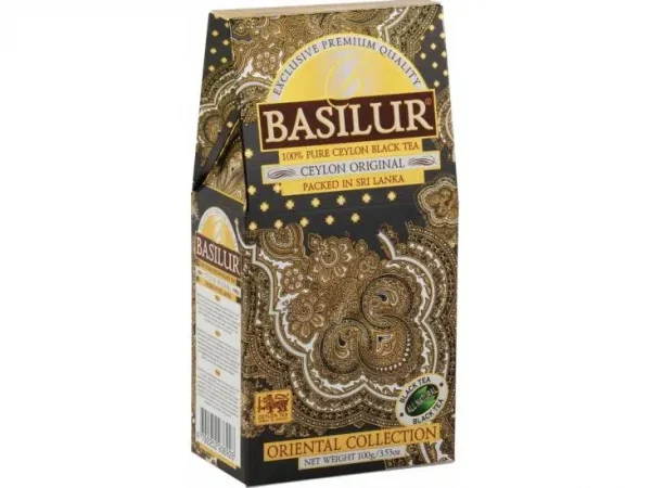 Schwarzer Tee BASILUR Orient Ceylon Original Papierverpackung 100g