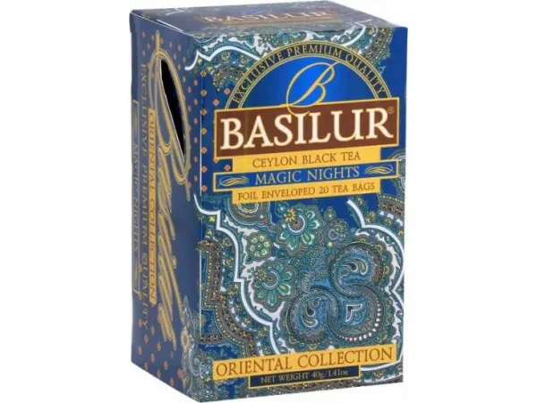 Schwarzer Tee BASILUR Orient Magic Night Gastro-Teebeutel 25x2g