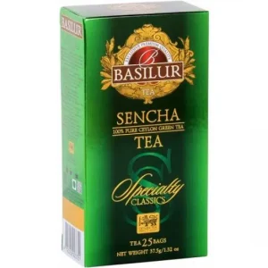 Grüner Tee BASILUR Specialty Sencha Teebeutel 25x1,5g