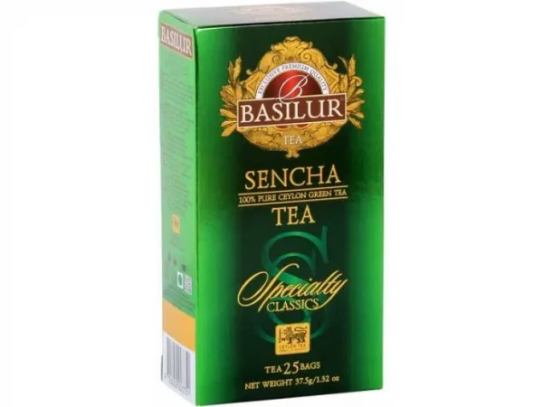 Grüner Tee BASILUR Specialty Sencha Teebeutel 25x1,5g