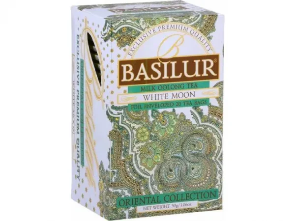 Grüner Tee BASILUR Orient White Moon Gastro-Teebeutel 20x1,5g