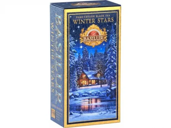 Schwarzer Tee BASILUR Infinite moments Winter Stars Blechverpackung 75g