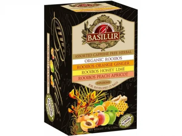 Kräutertee BASILUR Rooibos Assorted Gastro-Teebeutel 25x1,5g