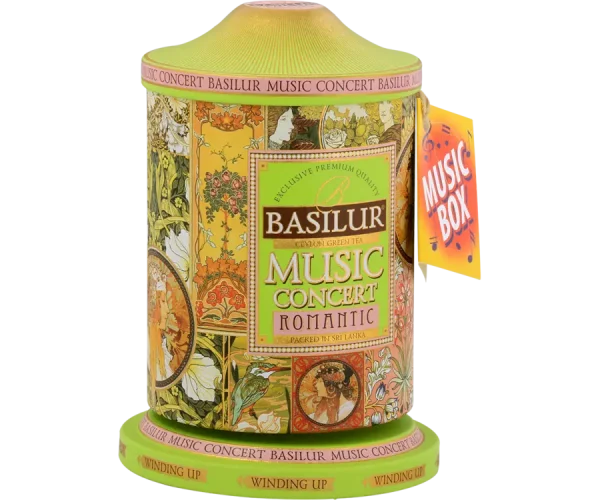 Grüner Tee BASILUR Music Concert Romantic Blechverpackung 100g