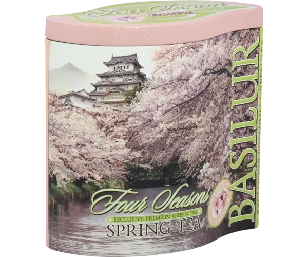Grüner Tee BASILUR Four Season Spring Tee Blechverpackung 100g