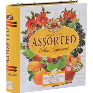 Früchtetee BASILUR Fruit Infusions Book Summer Fiesta Blechverpackung 32x1,8g