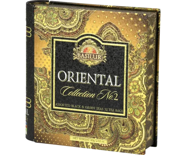BASILUR Book Orient Assorted II Blechverpackung 32 Teebeutel