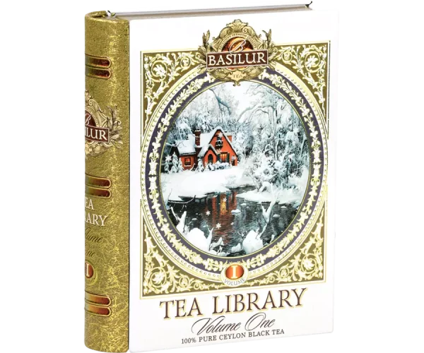 Schwarzer Tee BASILUR Book Tea Library I. White Blechverpackung 100g