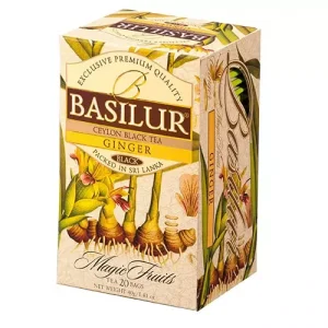 Schwarzer Tee BASILUR Magic Ginger Tea Gastro-Teebeutel 25x2g