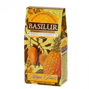 Schwarzer Tee BASILUR Magic Mango & Pineapple Papierverpackung 100g