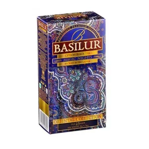 Schwarzer Tee BASILUR Orient Magic Night Teebeutel 25x2g