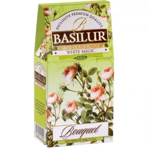 Grüner Tee BASILUR Bouquet White Magic Papierverpackung 100g