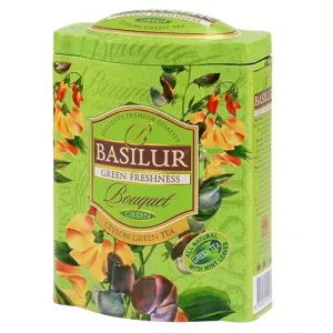 Grüner Tee BASILUR Bouquet Green Freshness Blechverpackung 100g
