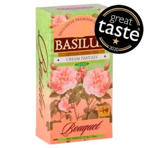 Grüner Tee BASILUR Bouquet Cream Fantasy Teebeutel 25x1,5g